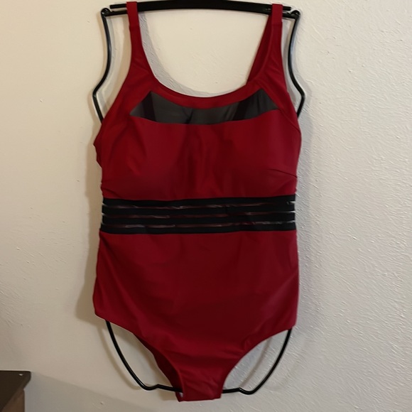 Daci Swim Daci Women One Piece Swimsuits Plus Size Mesh High Neck